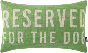 reserved for the dog pillow cover